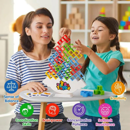 Building Block Toys | Puzzle Board Game For Kids | Brain Game Building Block Intelligence Educational Gift